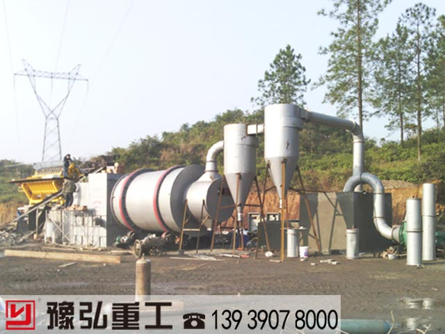 三门峡三回程烘干机生产现场